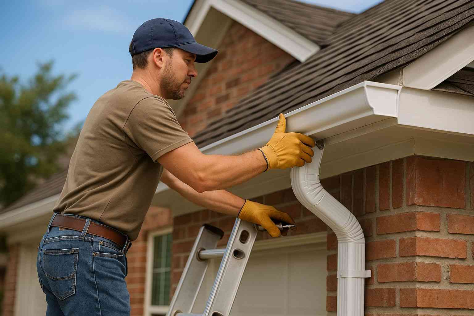 Downspout-Installation